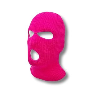 Hot Pink Ski Mask
